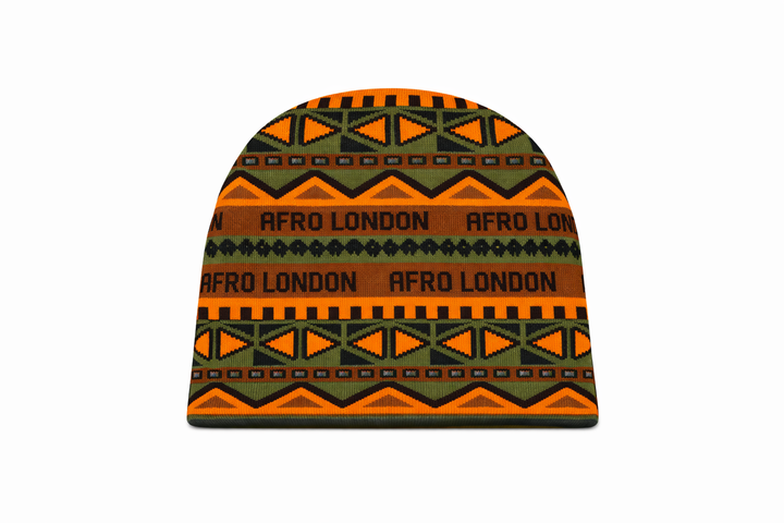 Heritage Edition ll Orange Pattern Beanie