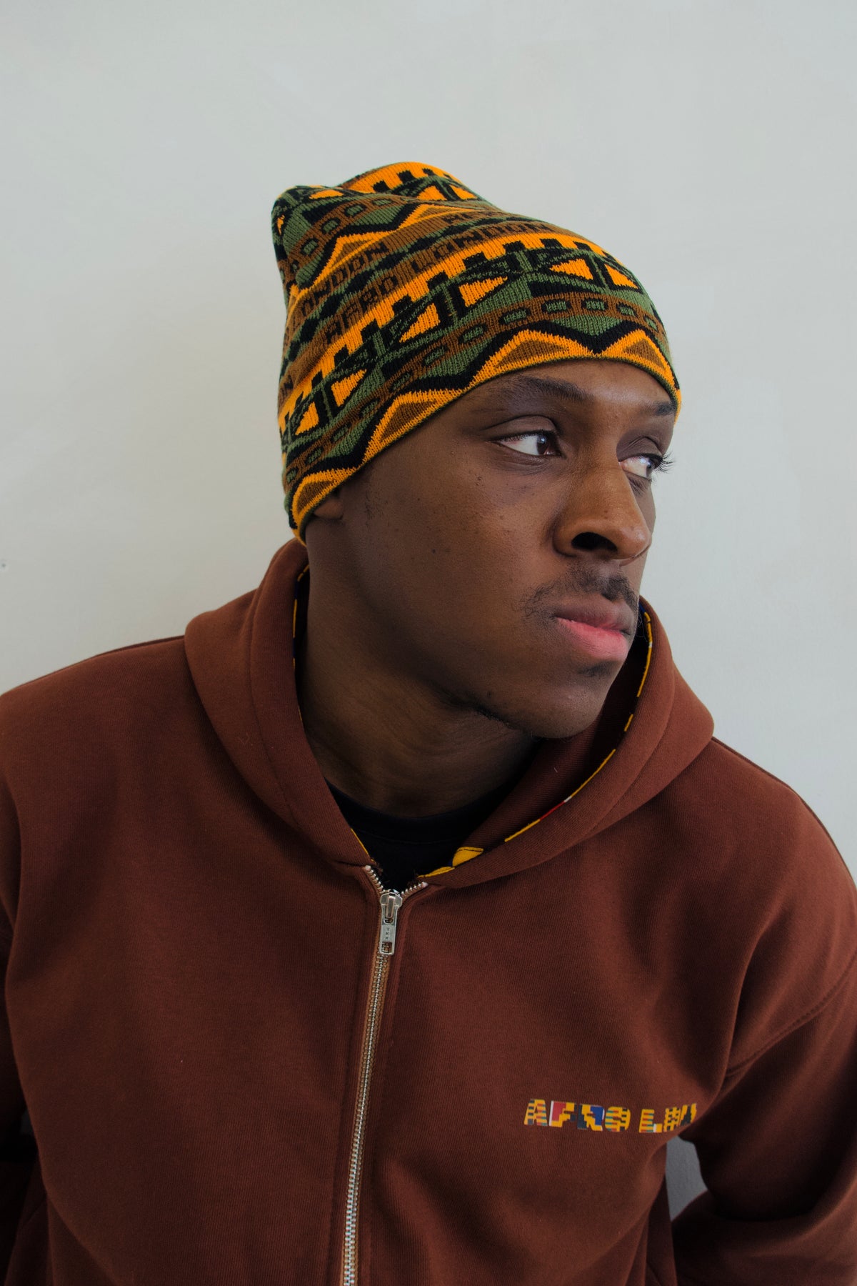 Heritage Edition ll Orange Pattern Beanie