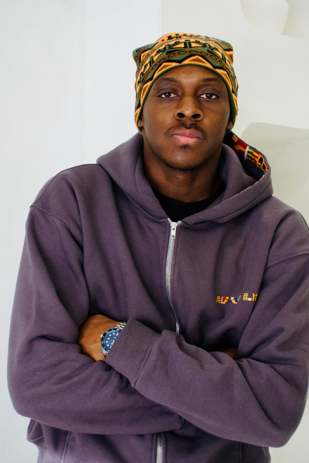 Heritage Edition ll Orange Pattern Beanie