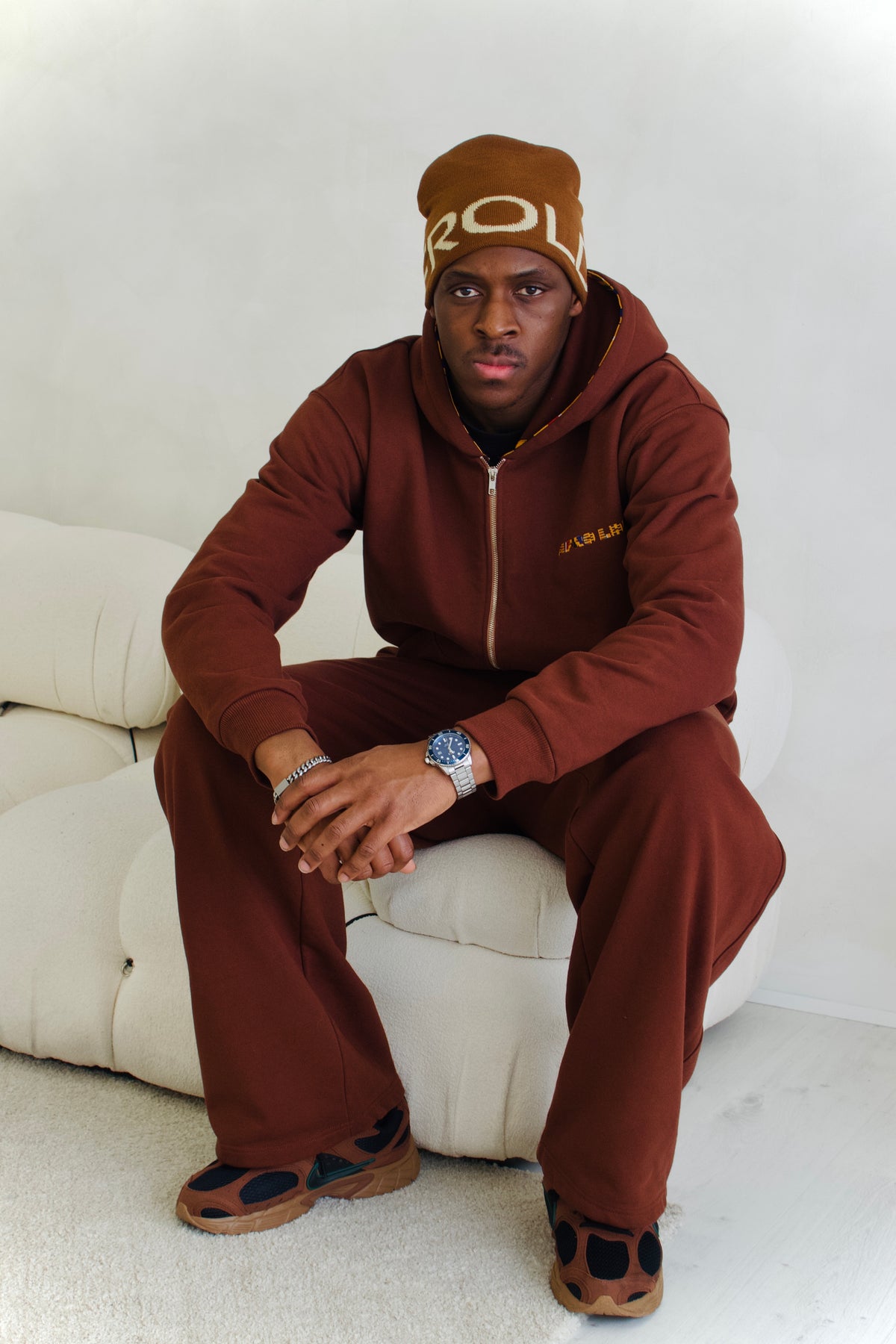 Heritage Edition ll AFRO LDN Brown Beanie