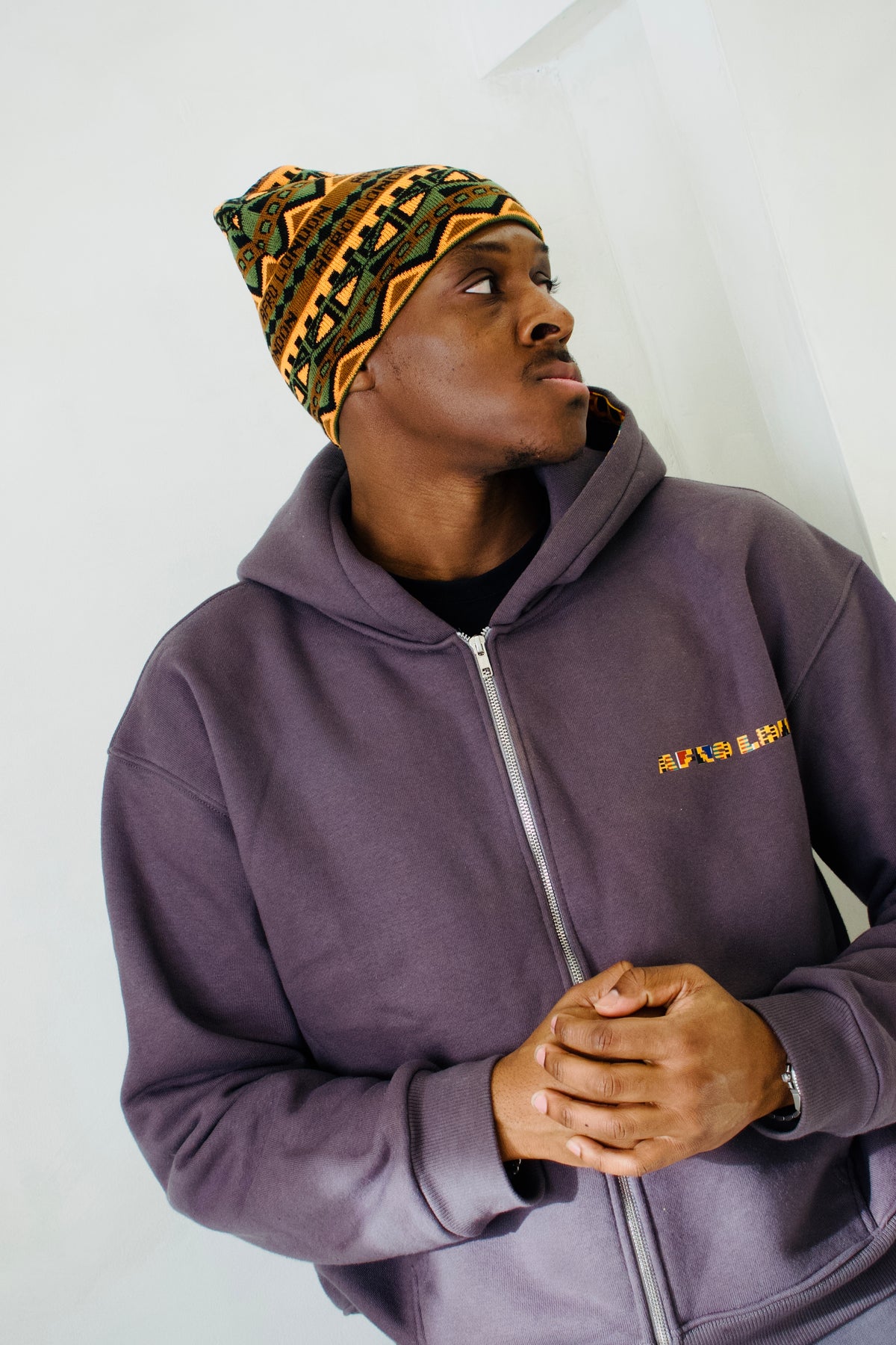 Heritage Edition ll Orange Pattern Beanie