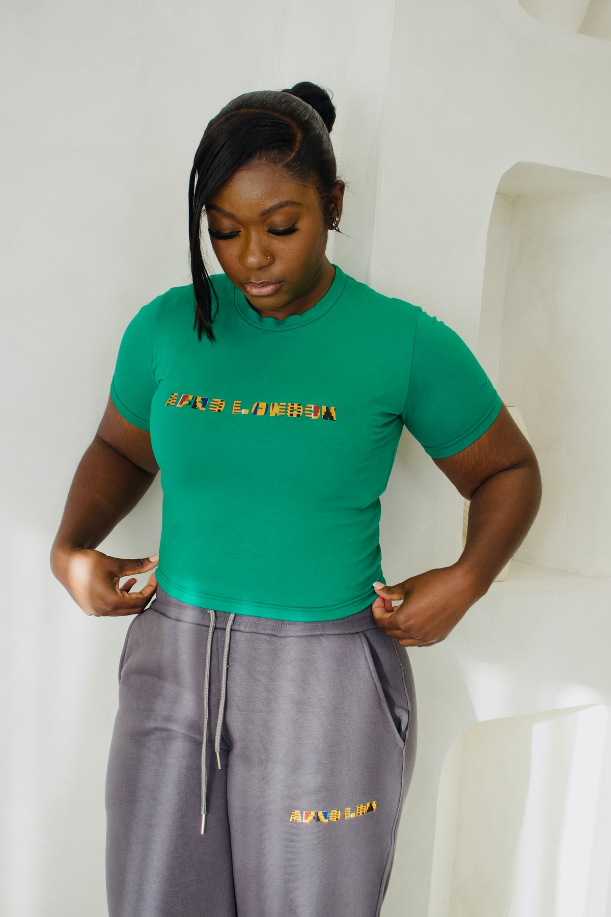 Heritage Edition ll Green Crop Top