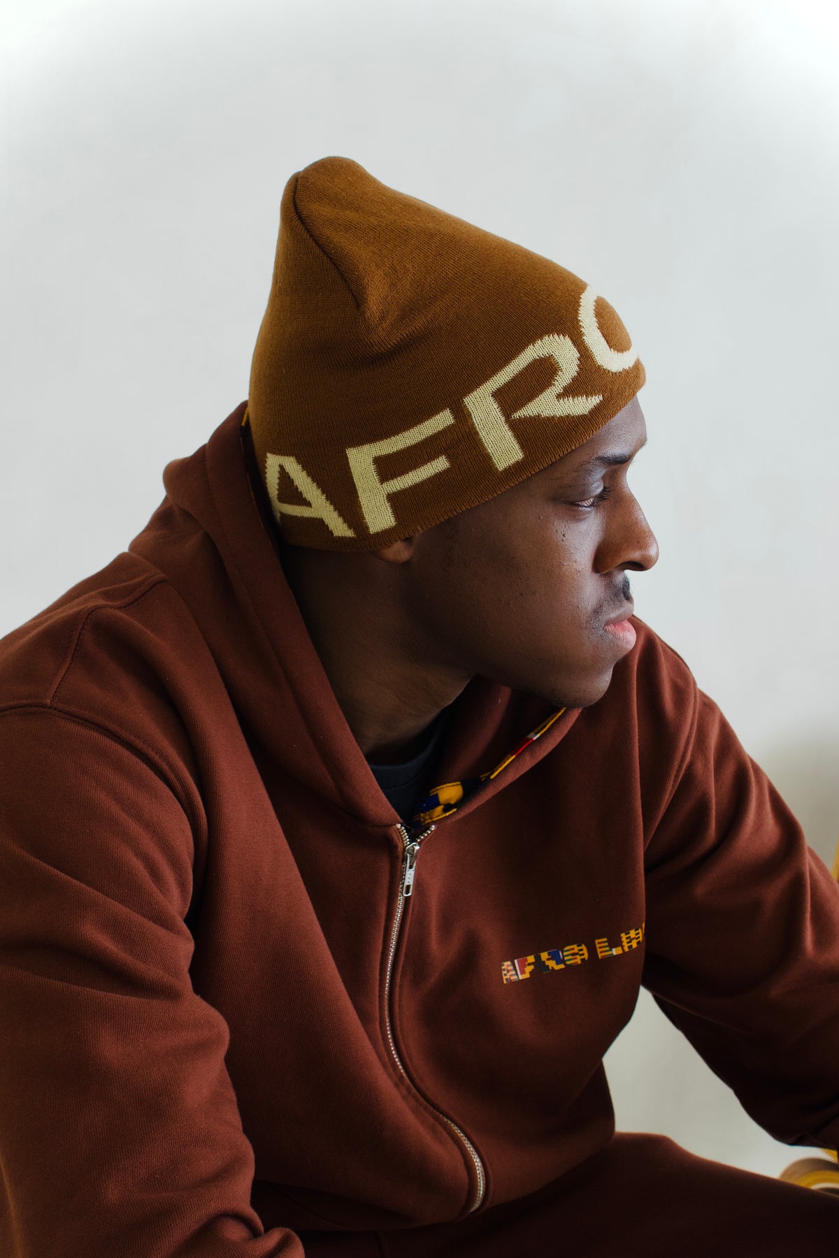 Heritage Edition ll AFRO LDN Brown Beanie