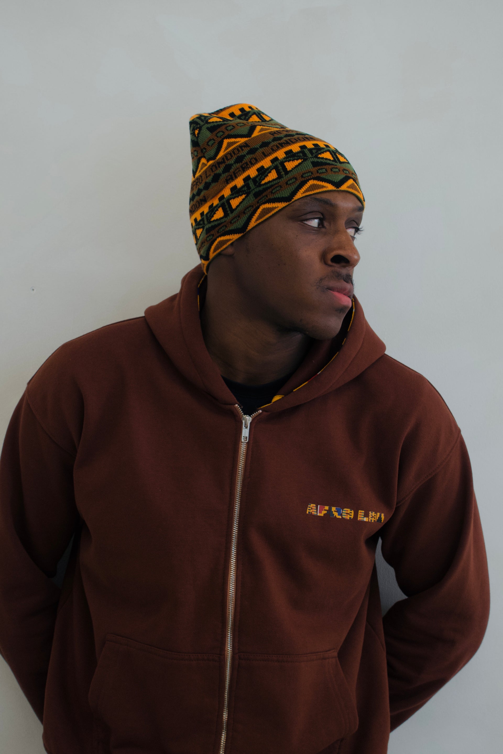 Heritage Edition ll Orange Pattern Beanie