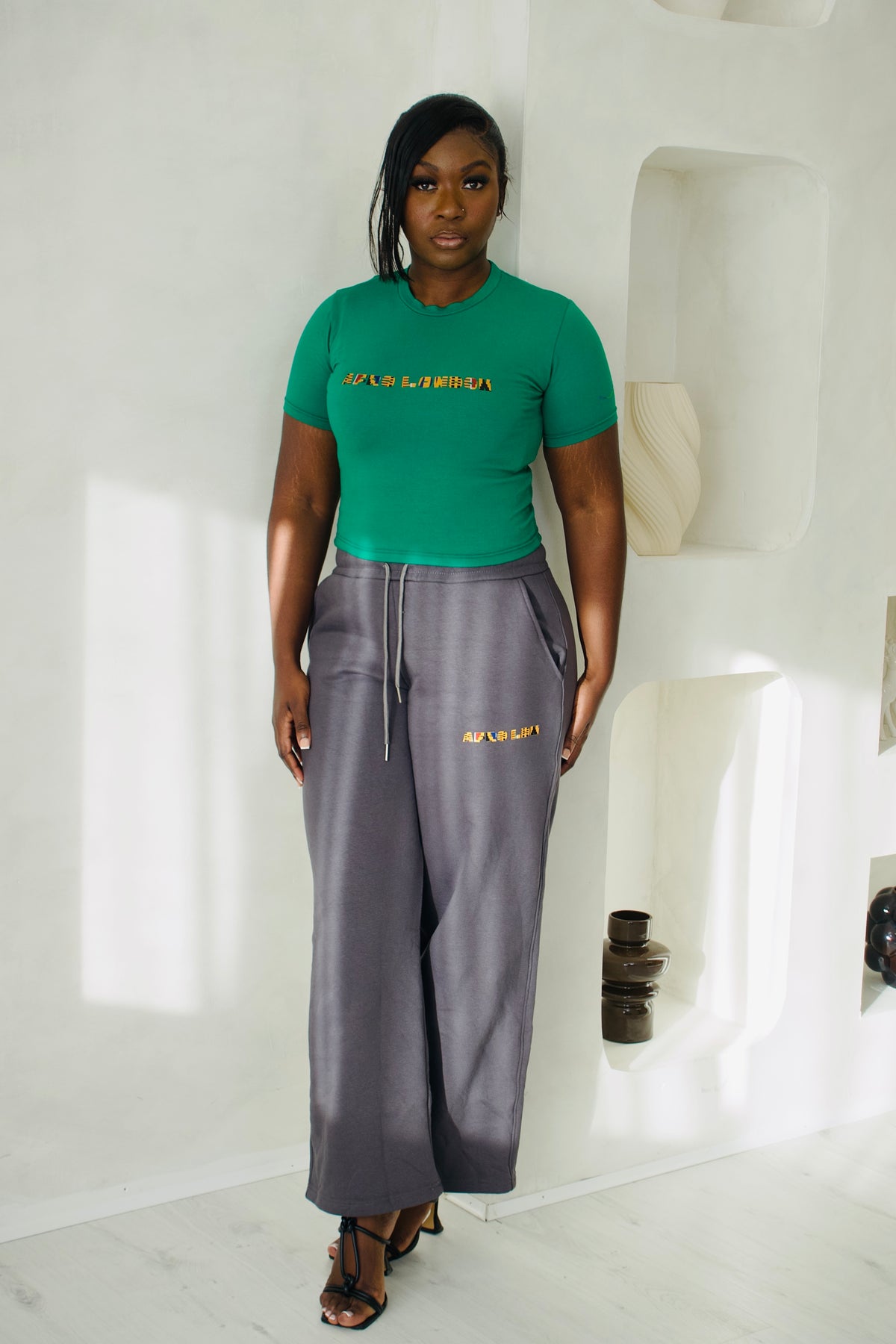 Heritage Edition ll Green Crop Top