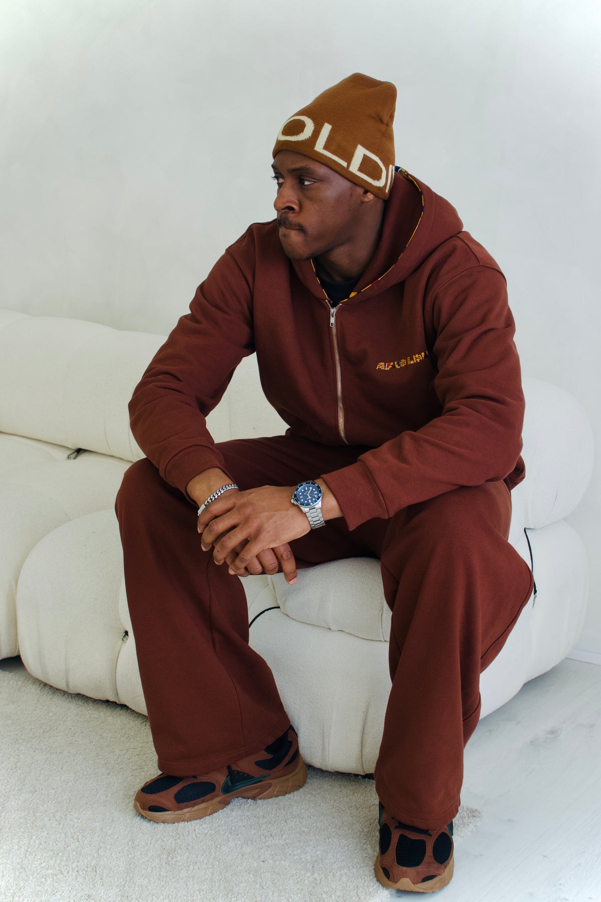 Heritage Edition ll AFRO LDN Brown Beanie
