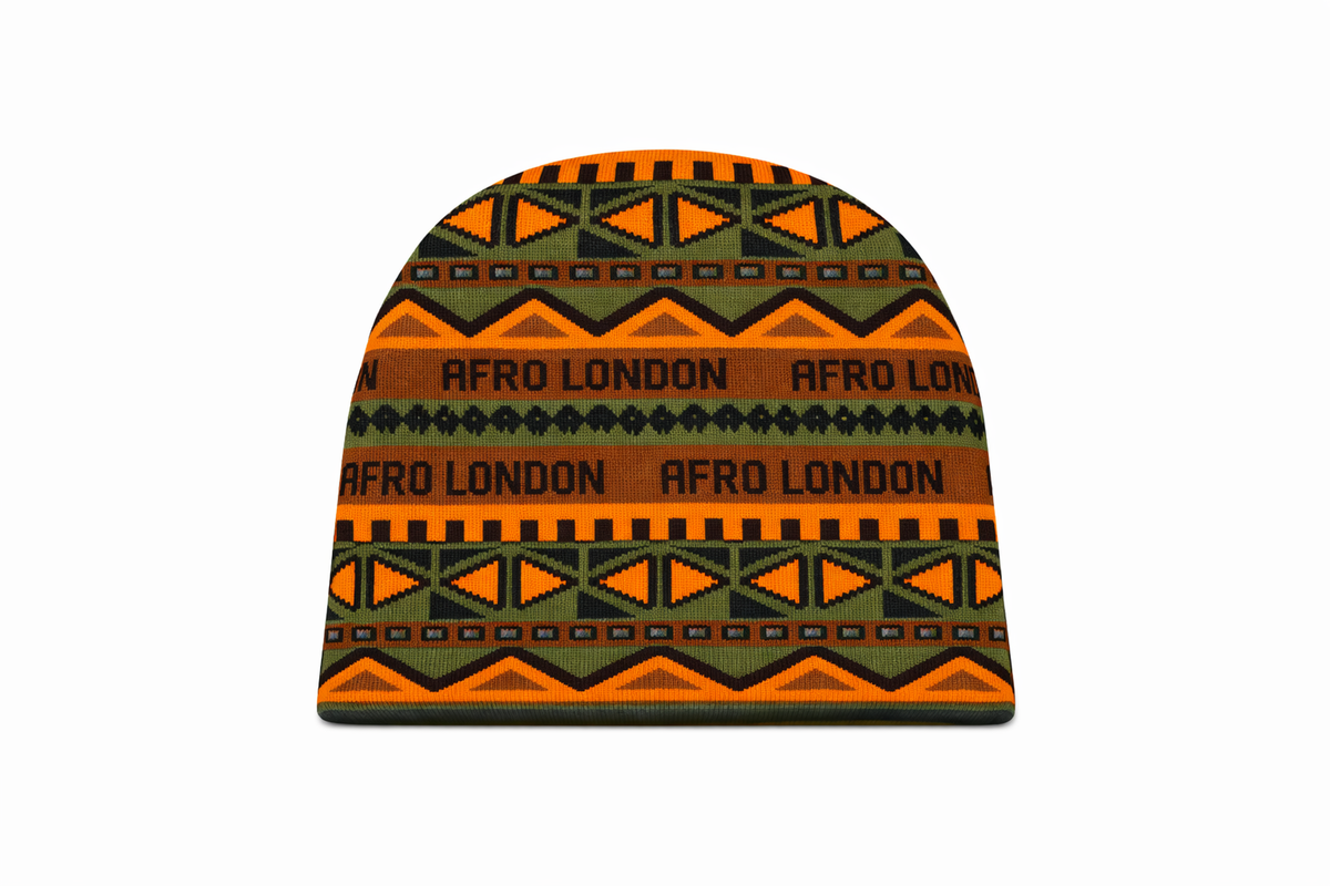 Heritage Edition ll Orange Pattern Beanie