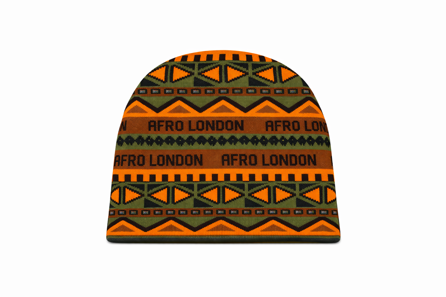 Heritage Edition ll Orange Pattern Beanie