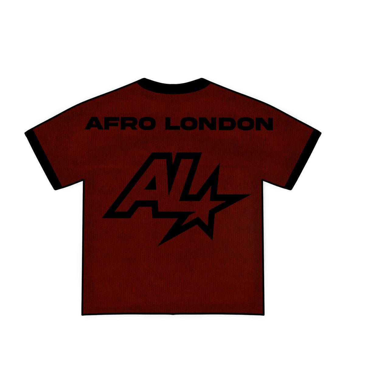 Black Star Burgundy Tee